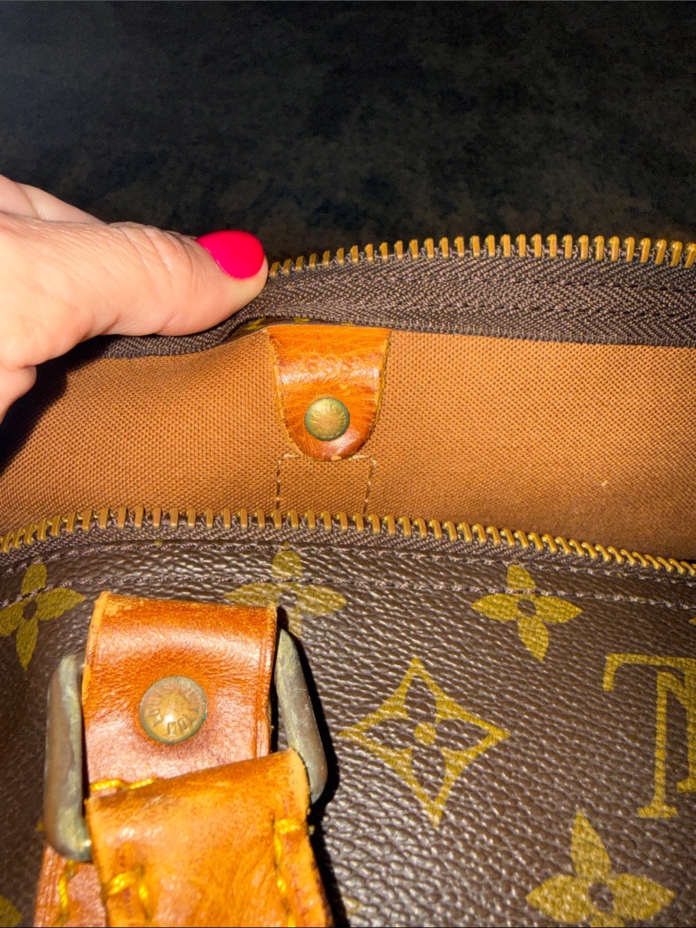 Louis Vuitton Brown Monogram Keep All 60 - Picture 15 of 15